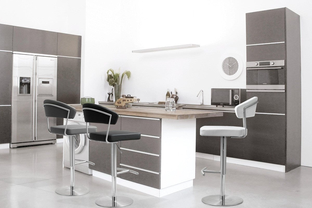 Cosmo Performance Vegan Leather Adjustable Stool by TOV K3645