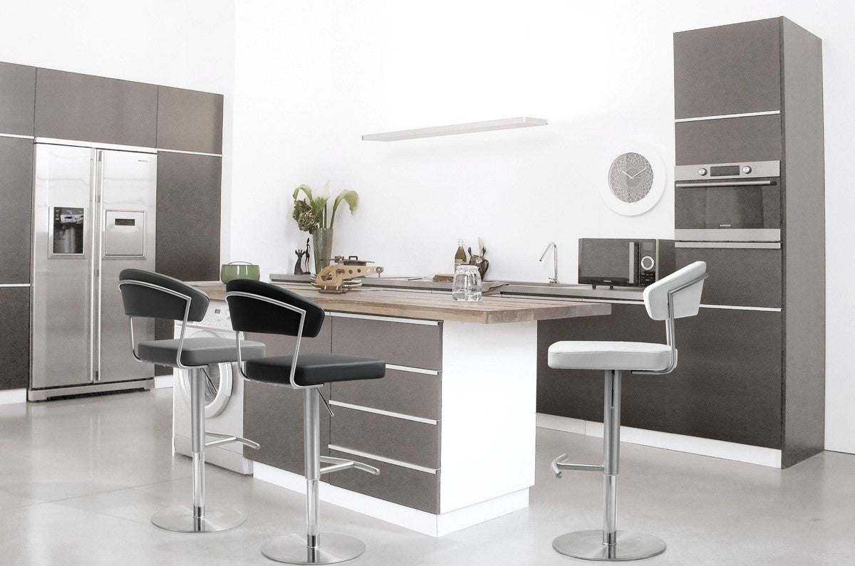 Cosmo Performance Vegan Leather Adjustable Stool by TOV K3627