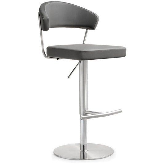 Cosmo Performance Vegan Leather Adjustable Stool by TOV K3629