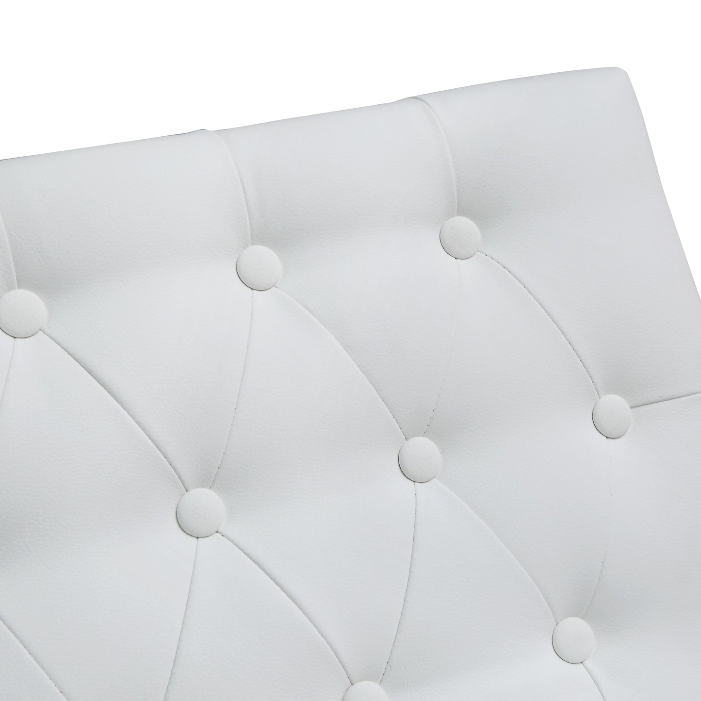 Helsinki White Performance Vegan Leather Stool Set Of 2 by TOV K3643