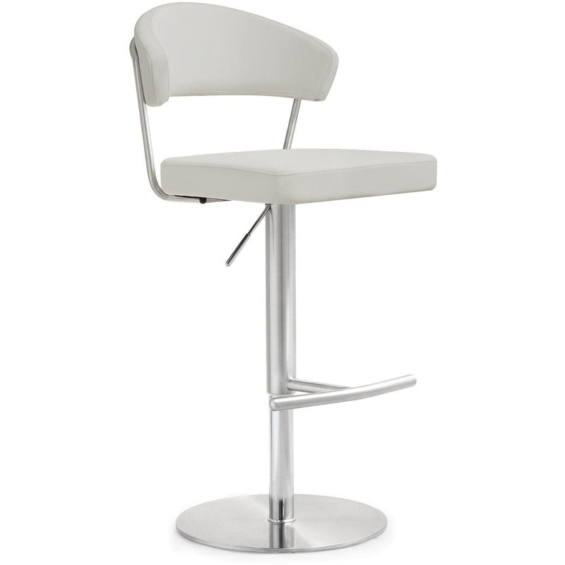 Cosmo Performance Vegan Leather Adjustable Stool by TOV K3628