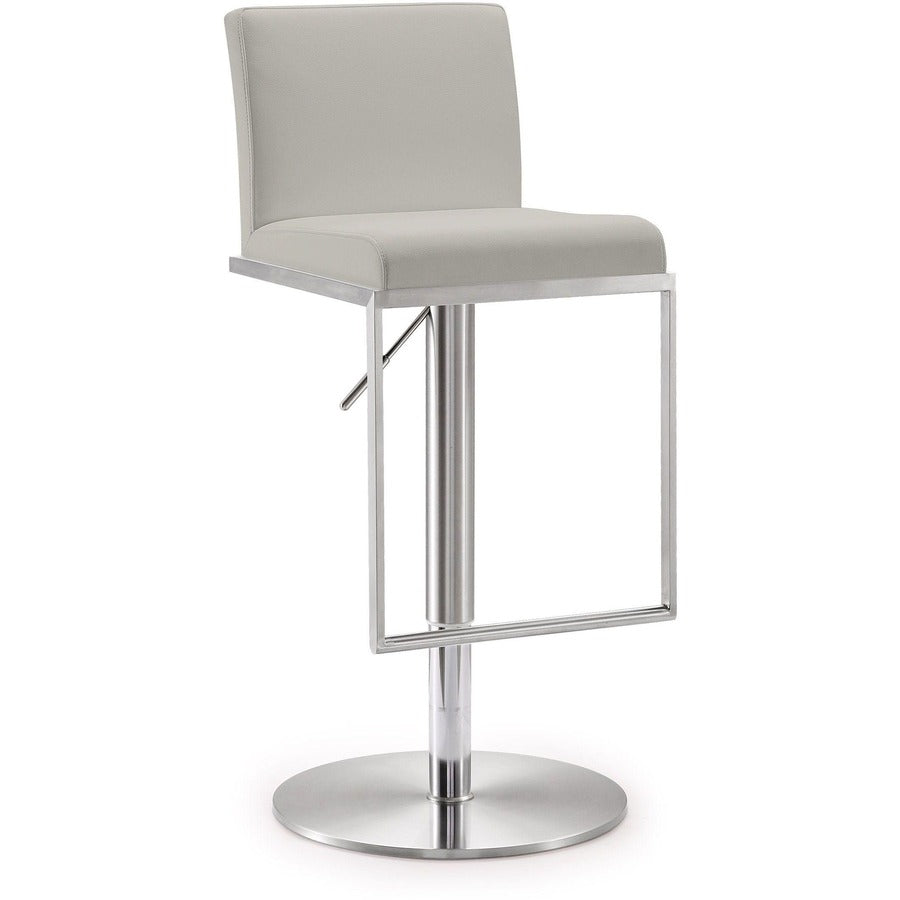 Amalfi Performance Vegan Leather Adjustable Stool by TOV K3616