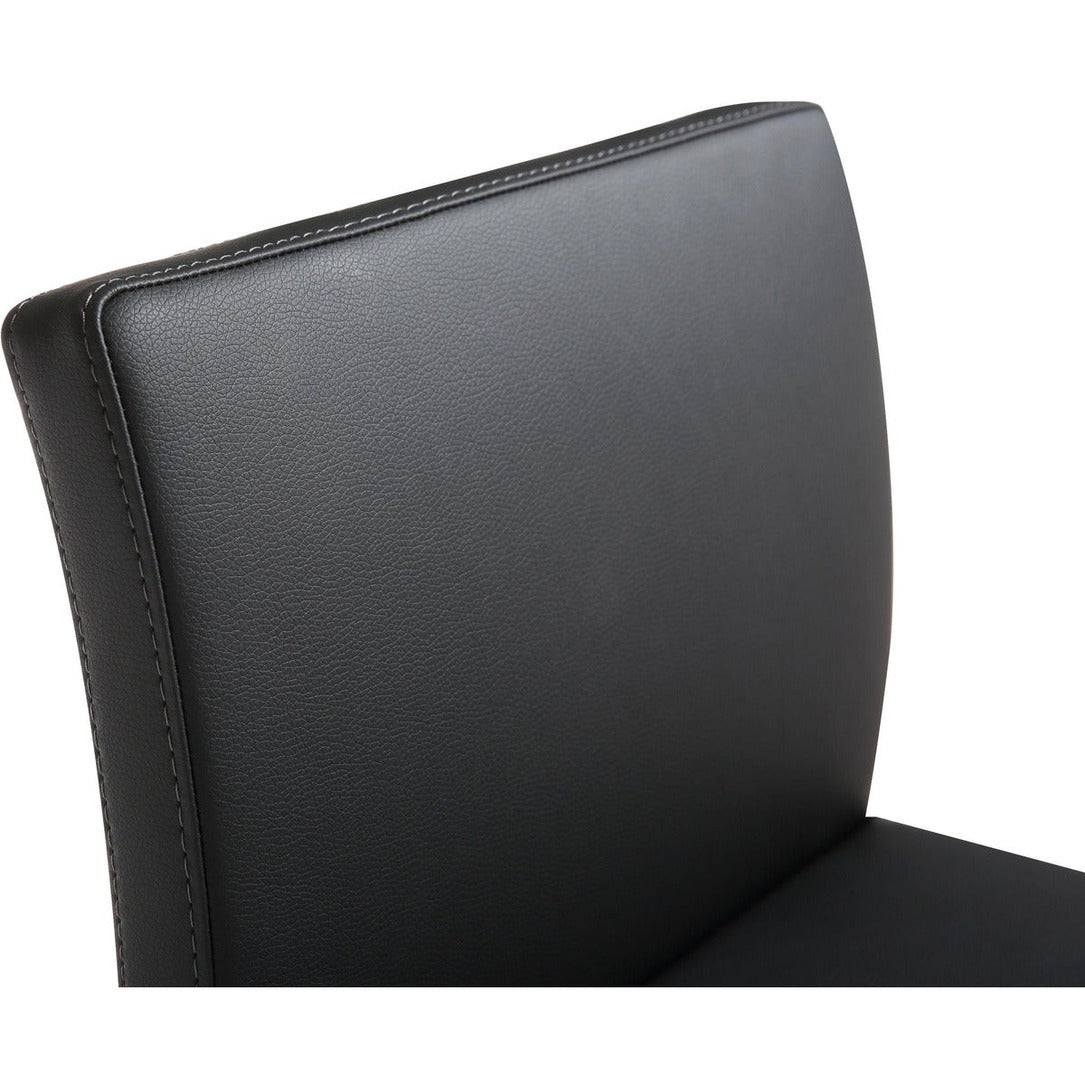 Parma Performance Vegan Leather And Gold Stainless Steel Counter Stool Set Of 2 by TOV K3665