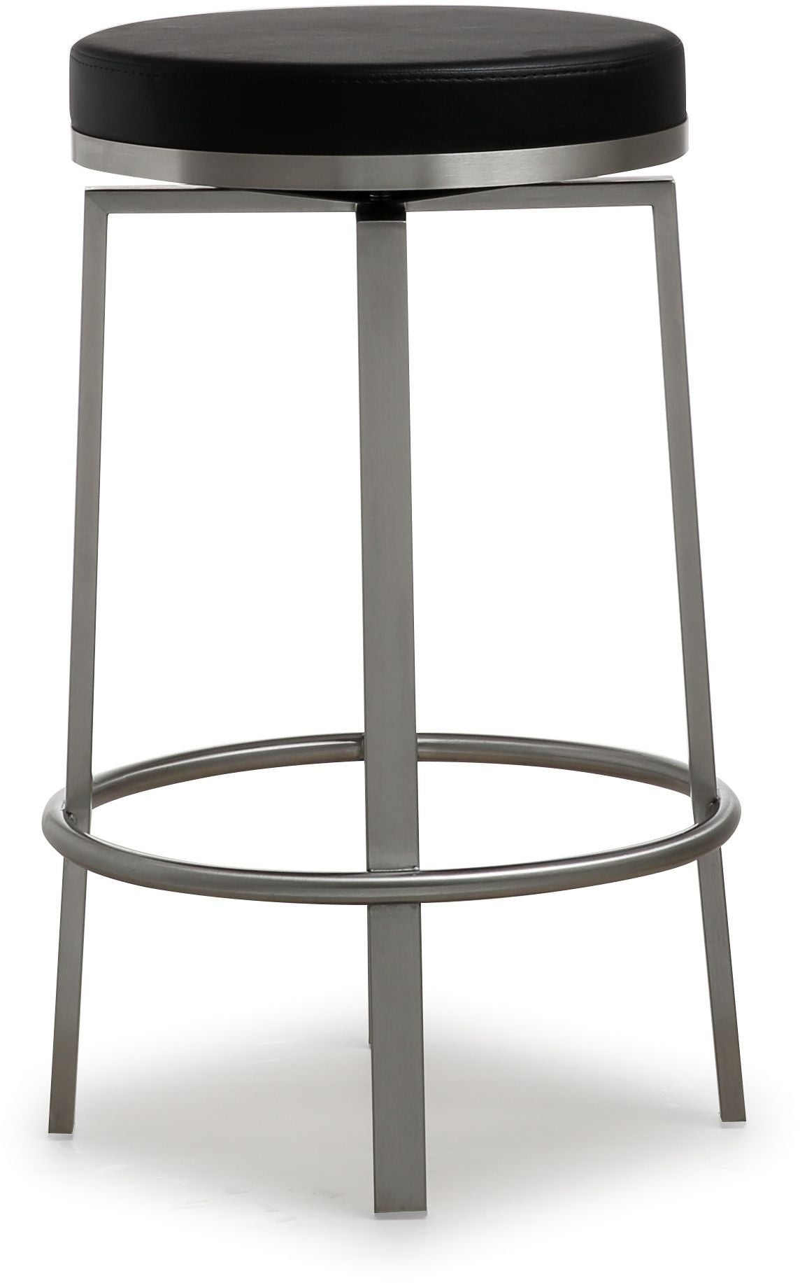 Pratt Performance Vegan Leather Swivel Counter Stool Set Of 2 by TOV K3677