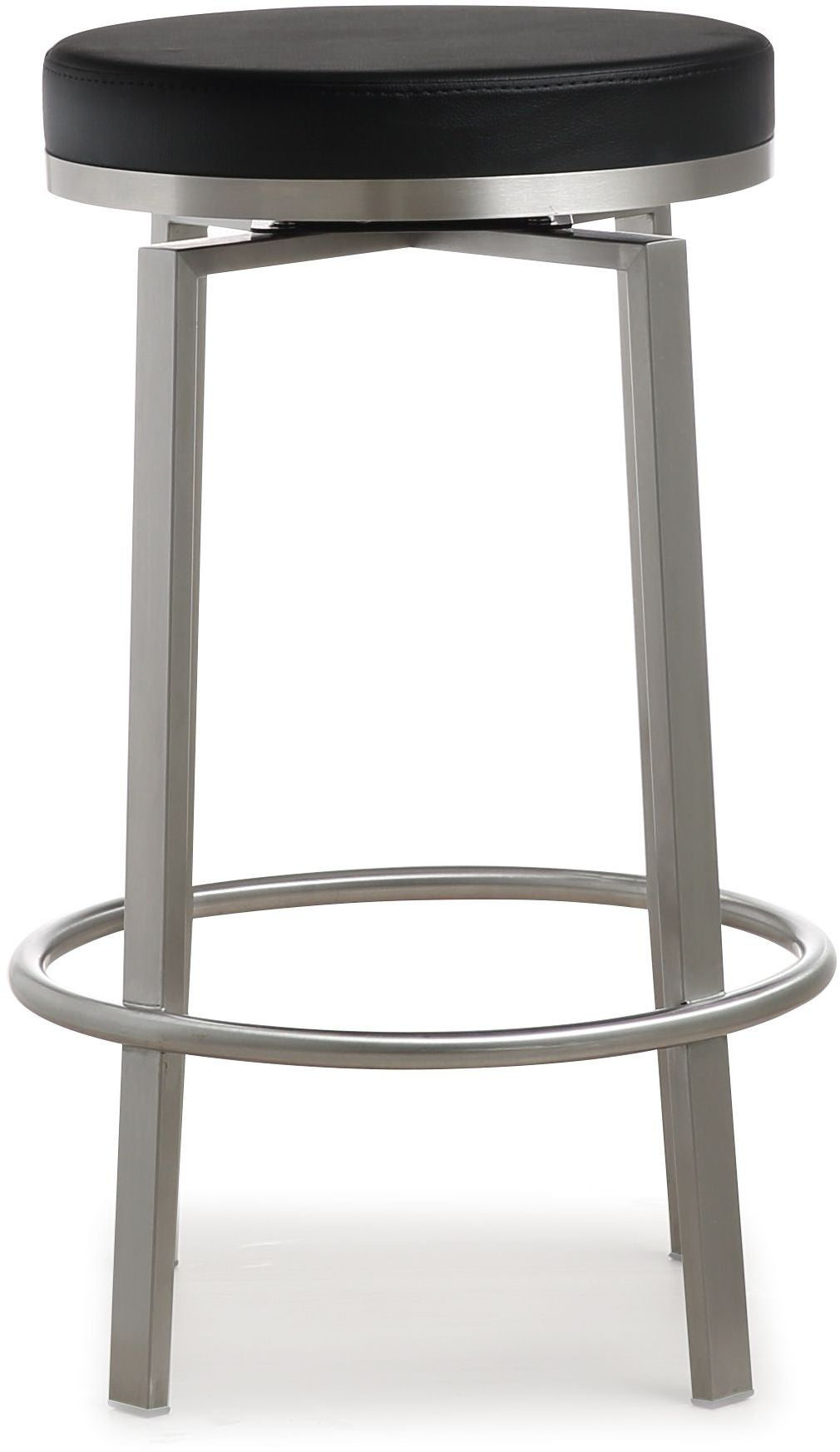 Pratt Performance Vegan Leather Swivel Counter Stool Set Of 2 by TOV K3676