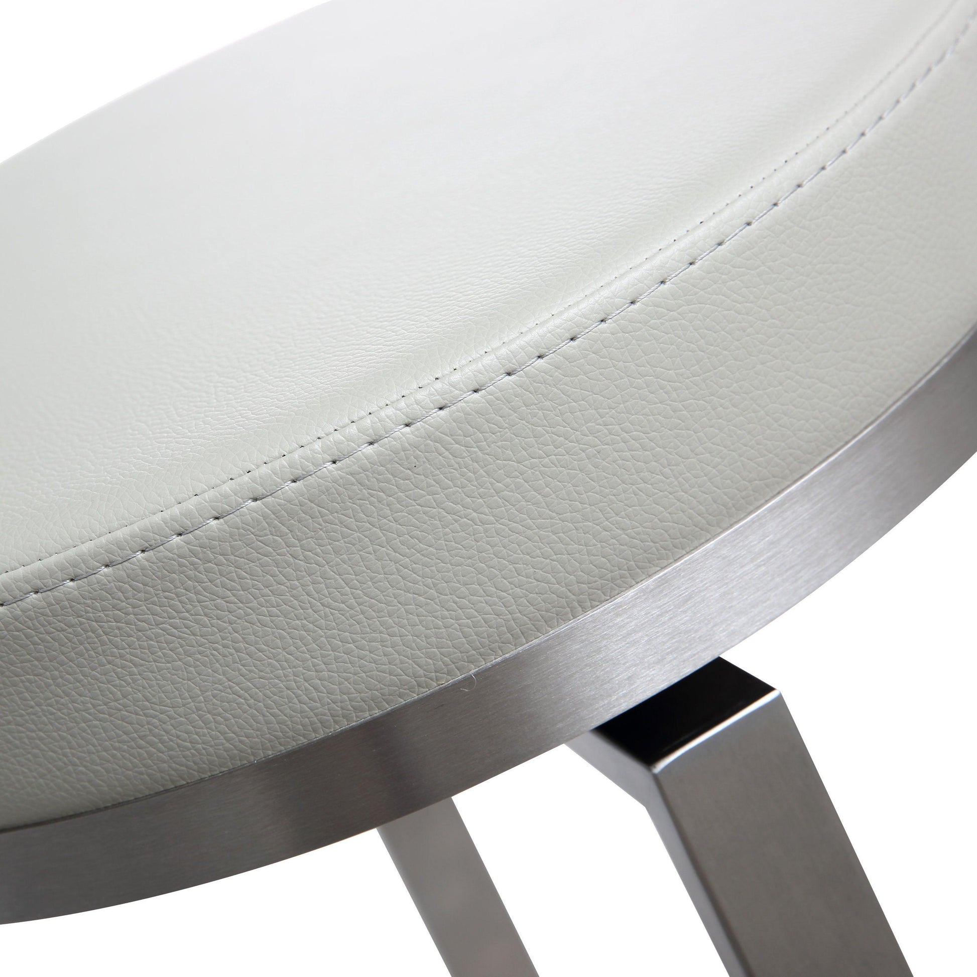 Pratt Performance Vegan Leather Swivel Counter Stool Set Of 2 by TOV K3676