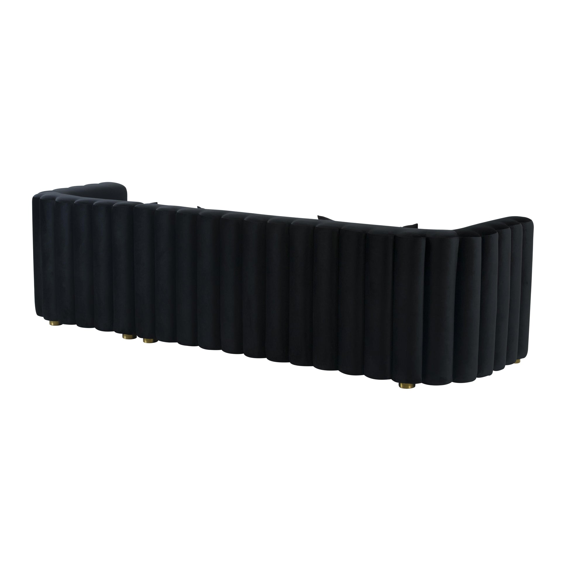 Callie 2 Piece Velvet L Shaped Sectional by TOV L44164 L44166