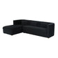 Callie 2 Piece Velvet L Shaped Sectional by TOV L44165 L44167