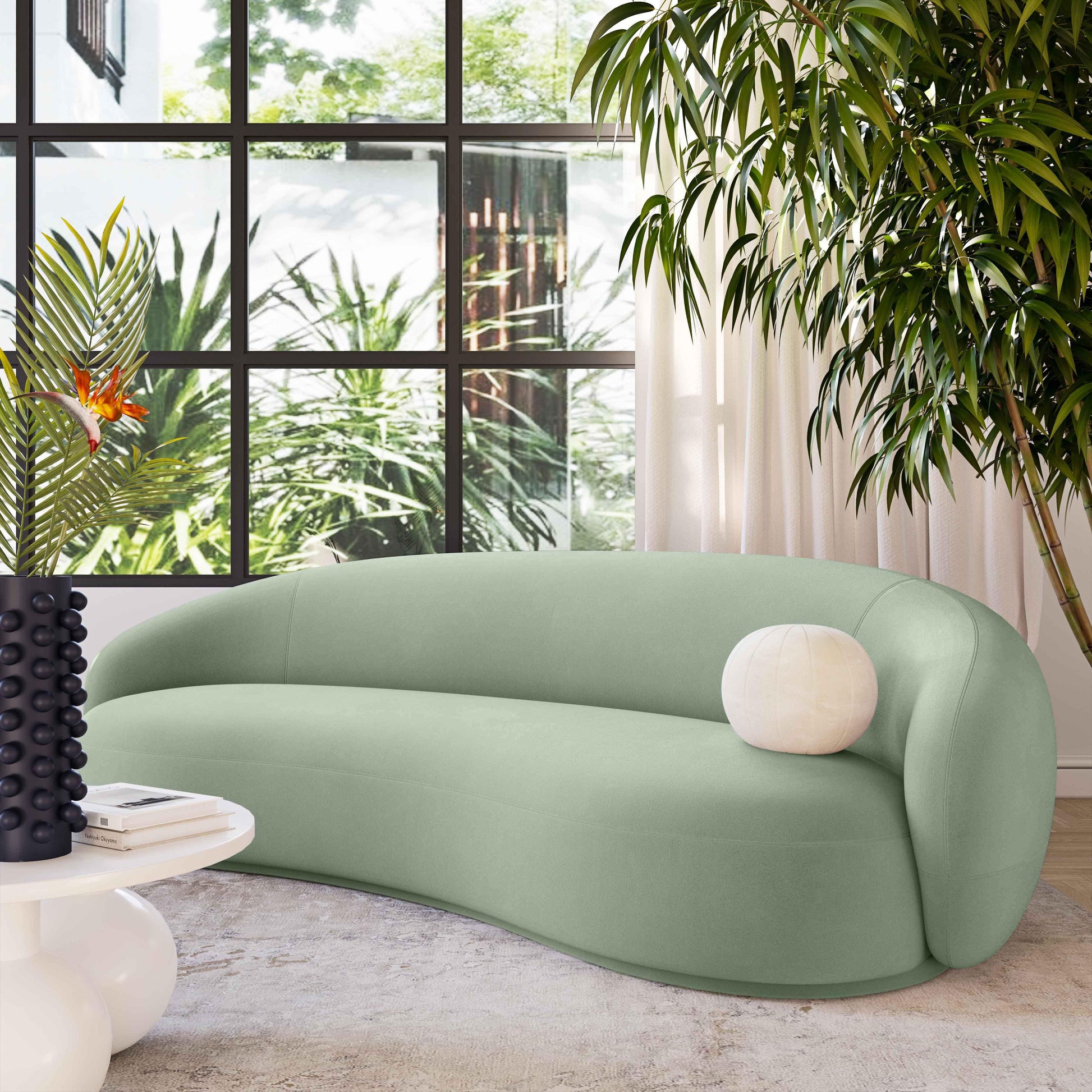 Kendall 90 Velvet Sofa by TOV L44180