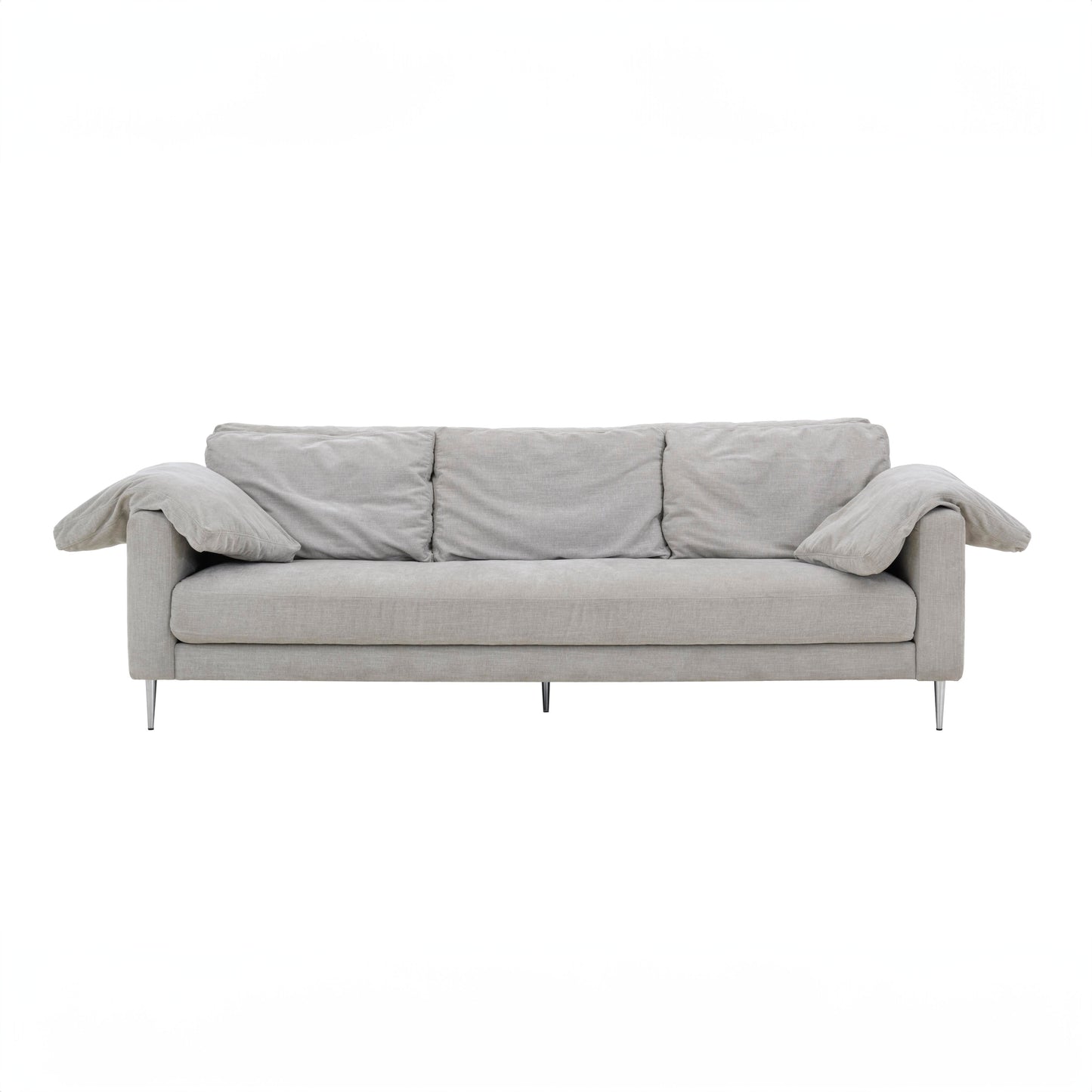 Vari 90 Textured Velvet Lounge Sofa by TOV L54244