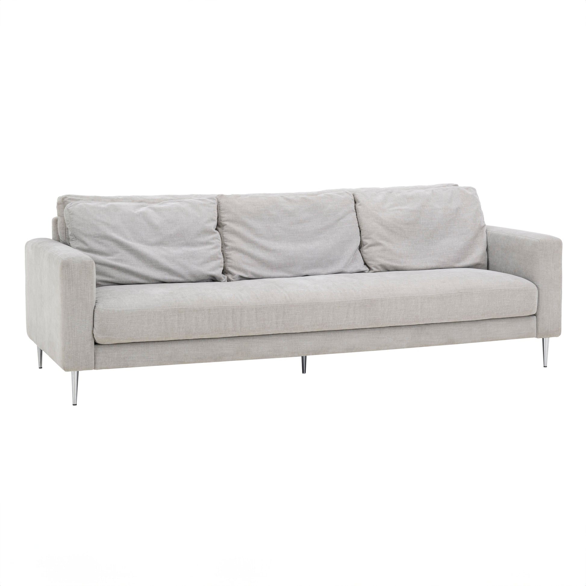 Vari 90 Textured Velvet Lounge Sofa by TOV L54244