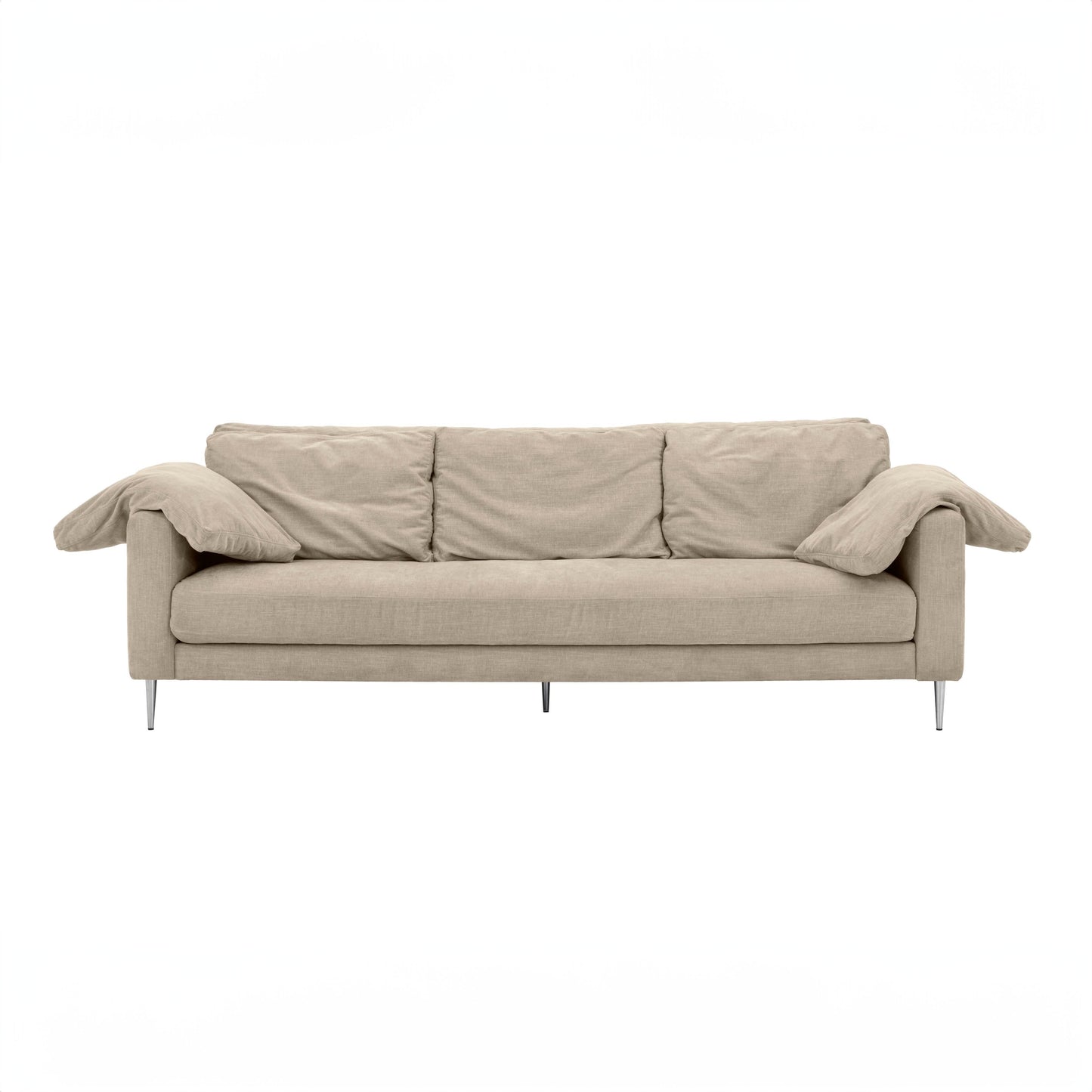 Vari 90 Textured Velvet Lounge Sofa by TOV L54243
