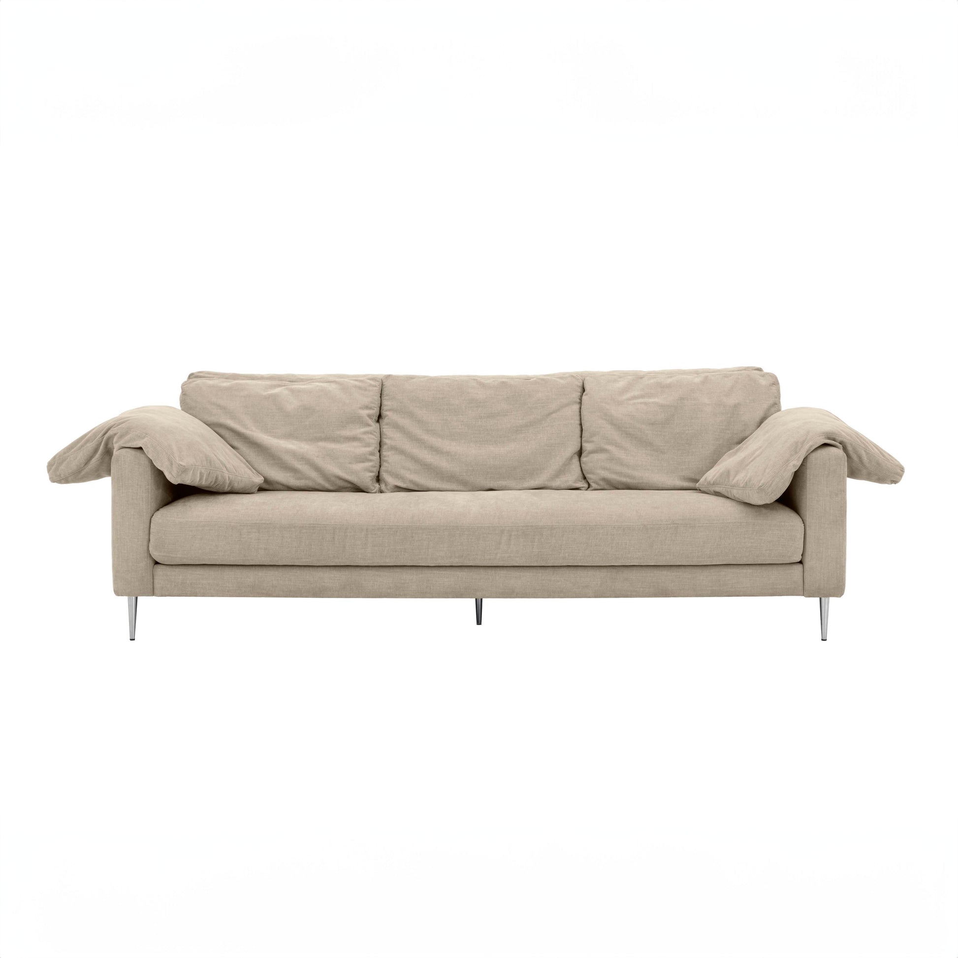Vari 90 Textured Velvet Lounge Sofa by TOV L54244