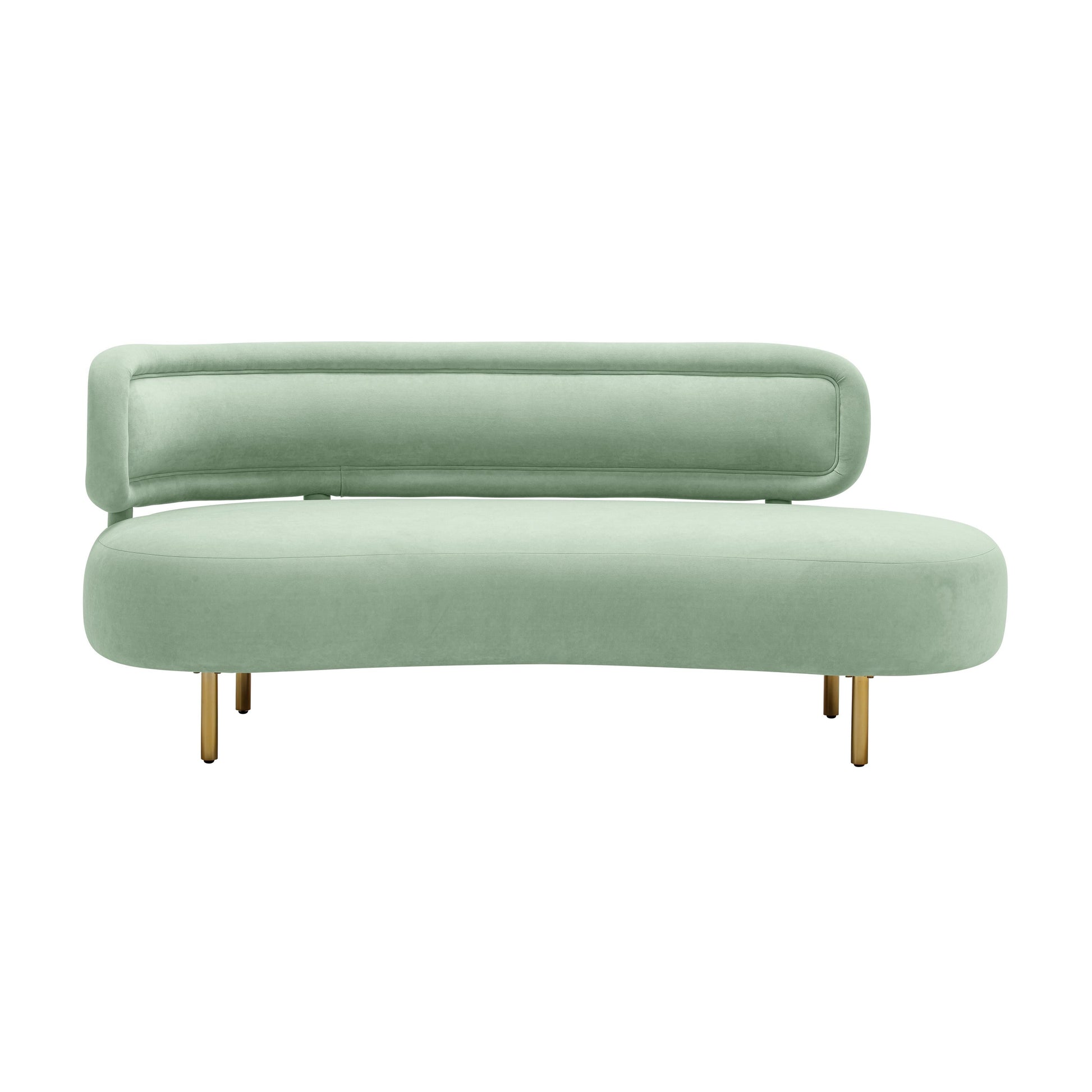 Tischa 70" Performance Fabric Sofa Mint Green by Tov Furniture