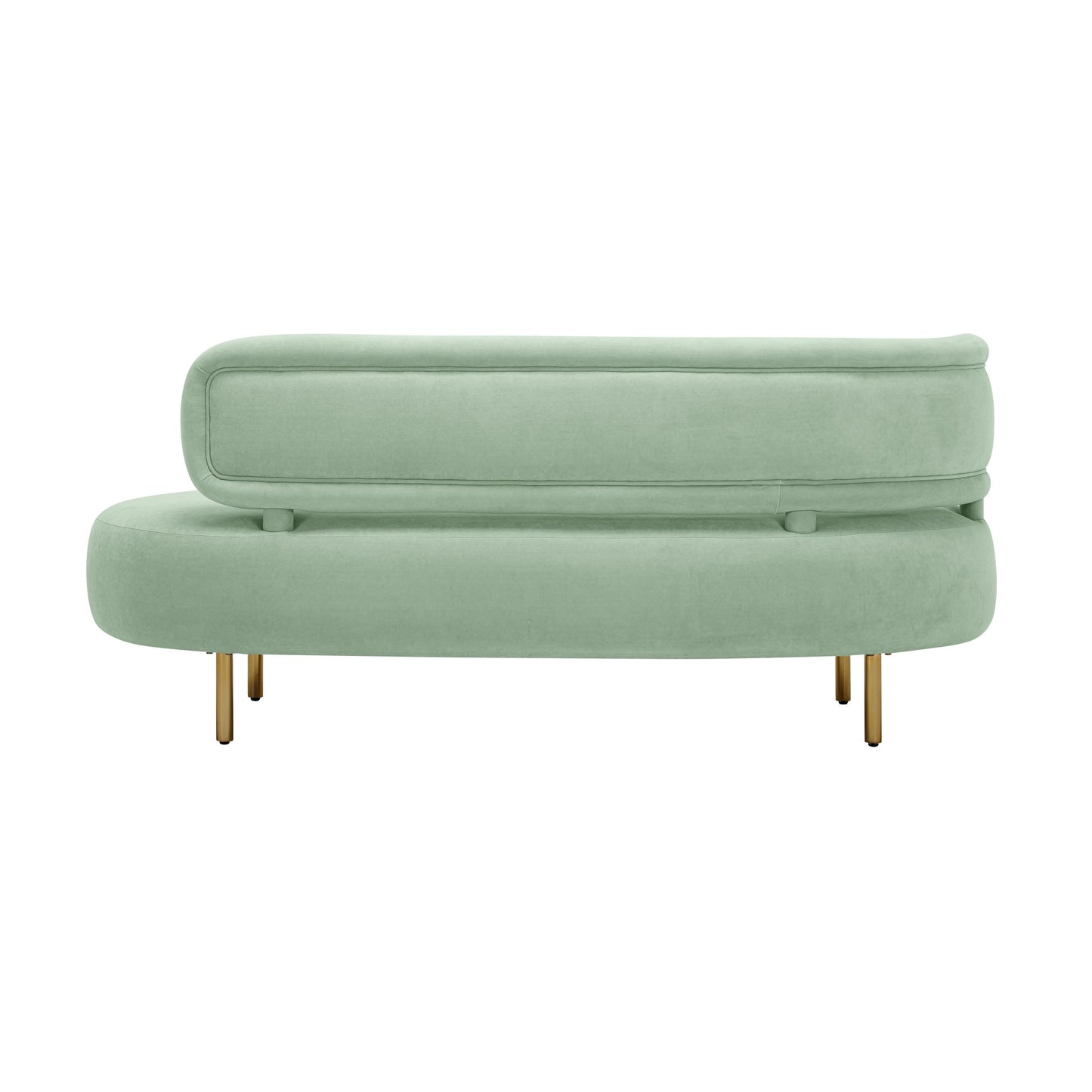 Tischa 70" Performance Fabric Sofa Mint Green by Tov Furniture