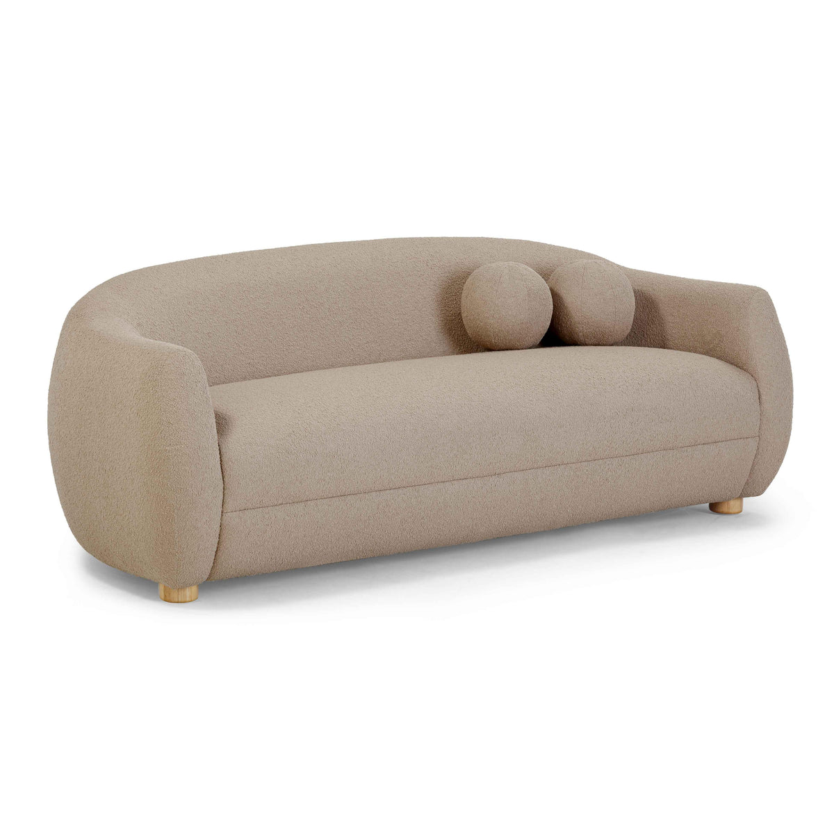 Judy Taupe Contract-Grade Boucle Sofa by TOV Furniture – photo 1 of 9