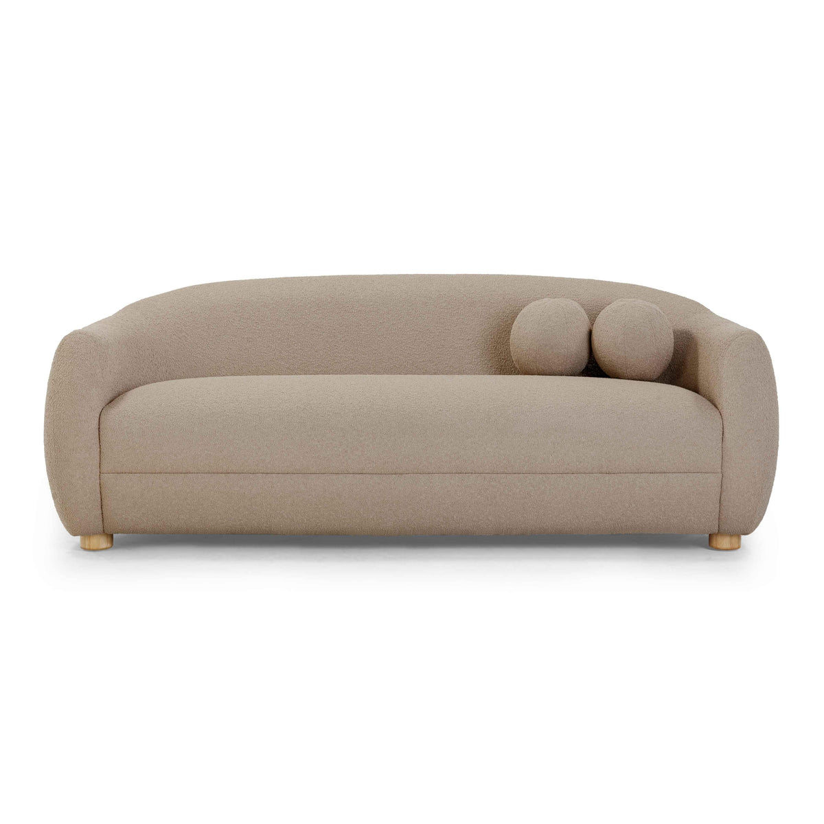 Judy Taupe Contract-Grade Boucle Sofa by TOV Furniture – photo 3 of 9