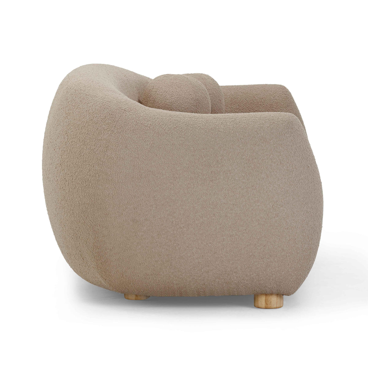 Judy Taupe Contract-Grade Boucle Sofa by TOV Furniture – photo 4 of 9