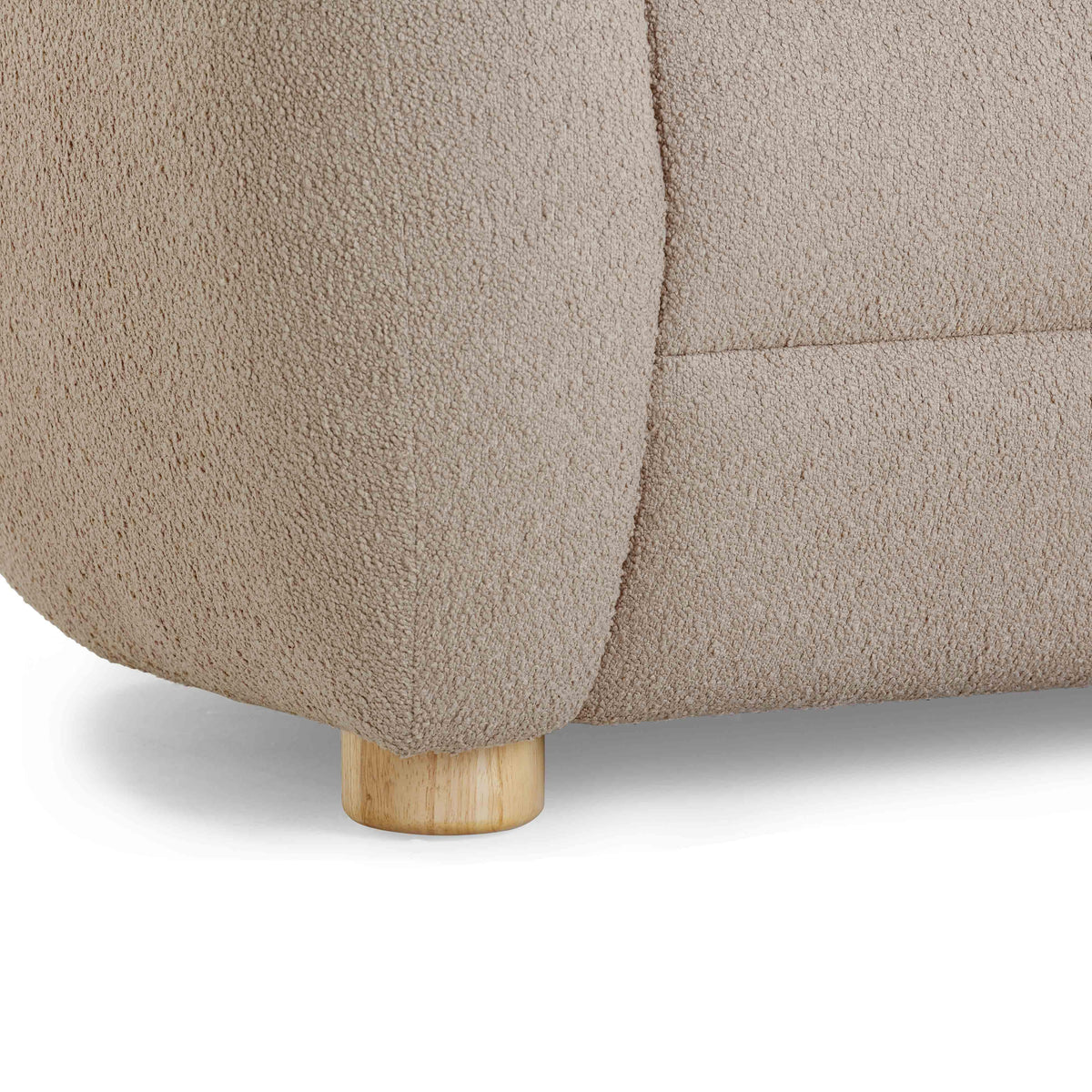 Judy Taupe Contract-Grade Boucle Sofa by TOV Furniture – photo 7 of 9
