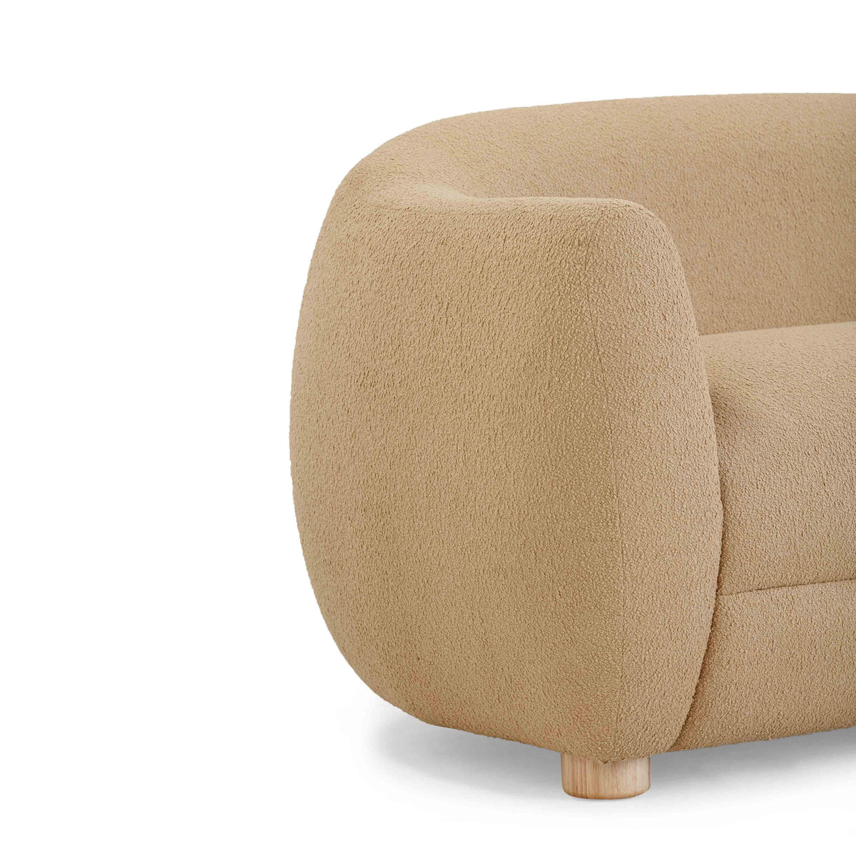 Judy Honey Contract-Grade Boucle Sofa by TOV Furniture – photo 7 of 9