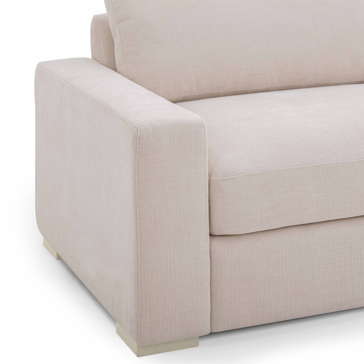 Beckham 96" Cream Performance Chenille Sofa by TOV Furniture – photo 6 of 7