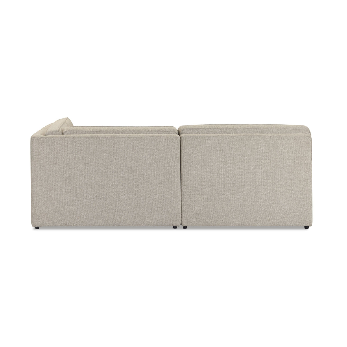 Yvette 3-Piece Warm Grey Performance Boucle L-Sectional by TOV Furniture – photo 5 of 7