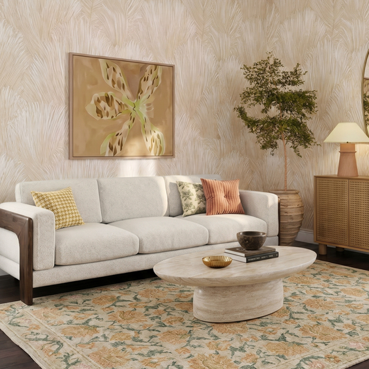 Elyn 91" Cream Contract-Grade Boucle Sofa by TOV Furniture – photo 2 of 7