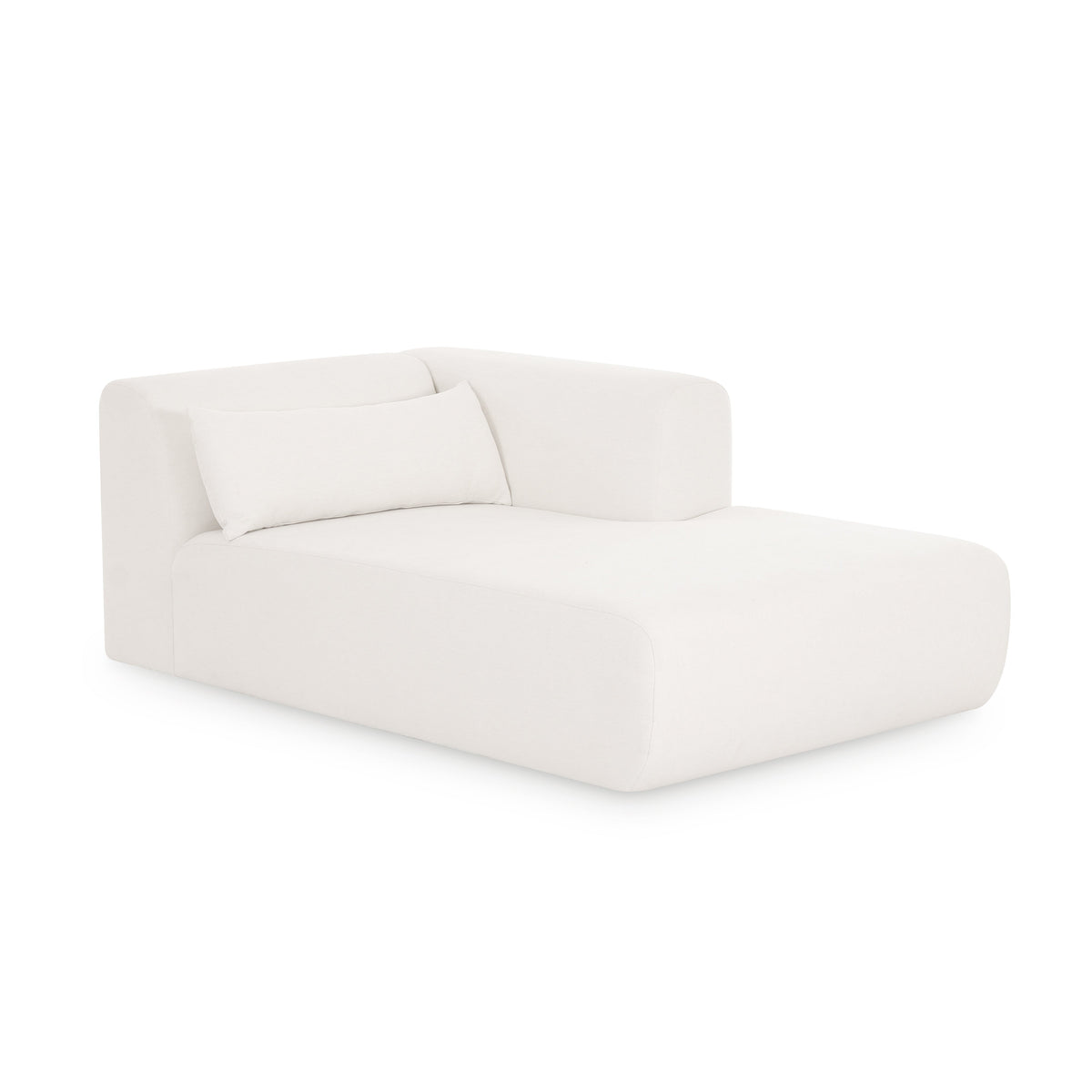 Tarra Cream Performance Chenille Modular RAF Chaise by TOV Furniture – photo 1 of 6