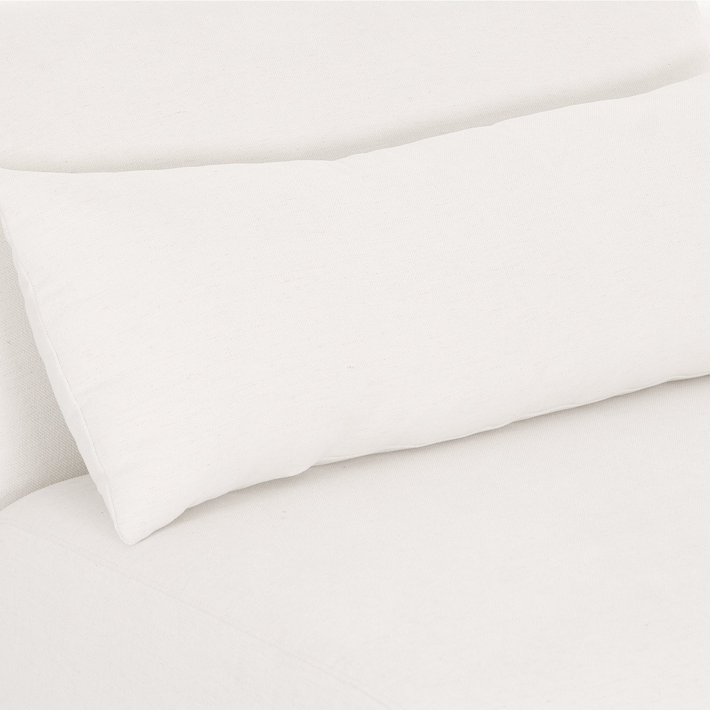 Tarra Cream Performance Chenille Modular Armless Chair Cream by Tov Furniture