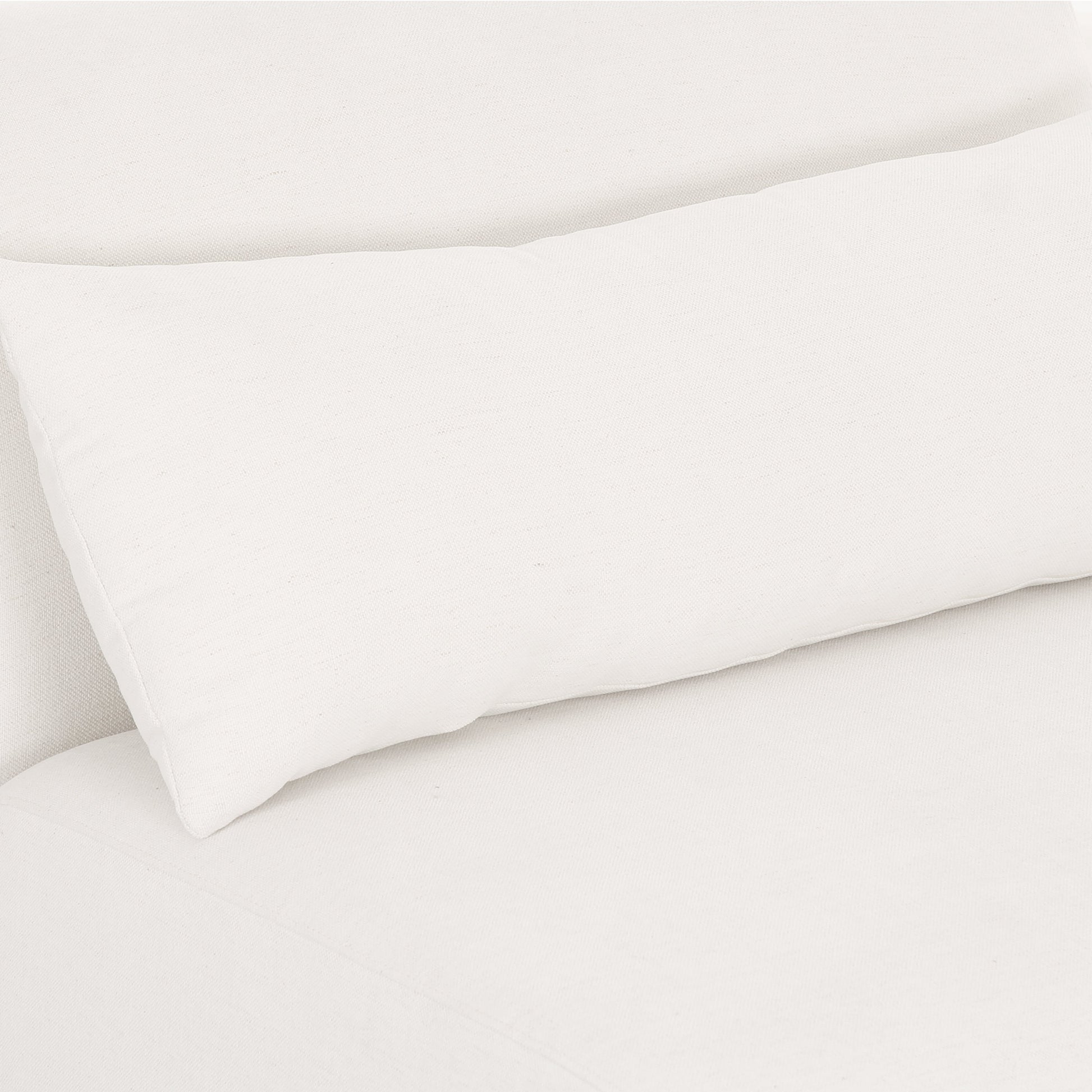 Tarra Cream Performance Chenille Modular Armless Chair Cream by Tov Furniture