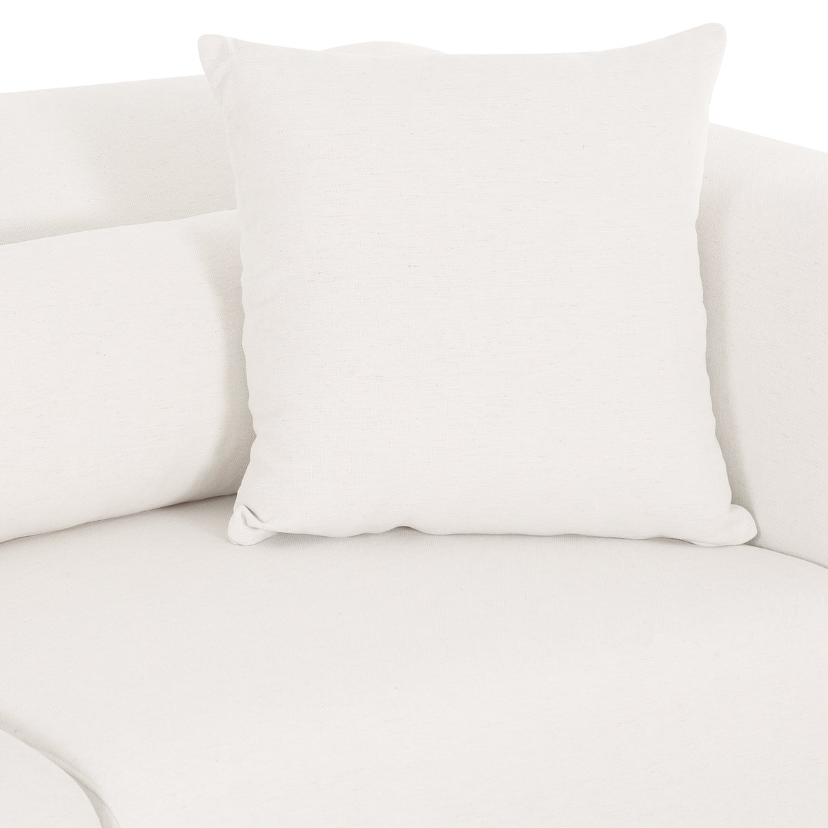 Tarra 4-Piece Cream Performance Chenille Modular U-Sectional by TOV Furniture – photo 5 of 6
