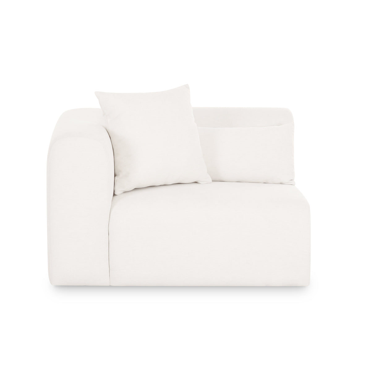 Tarra Cream Performance Chenille Modular LAF Corner Chair by TOV Furniture – photo 1 of 6