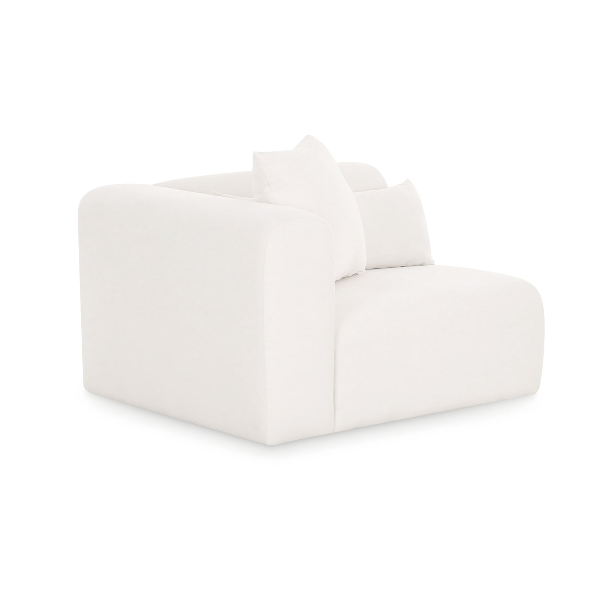Tarra Cream Performance Chenille Modular LAF Corner Chair by TOV Furniture – photo 3 of 6