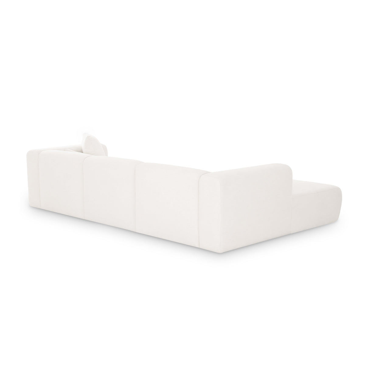 Tarra 3-Piece Cream Performance Chenille Modular LAF Sectional by TOV Furniture – photo 4 of 6