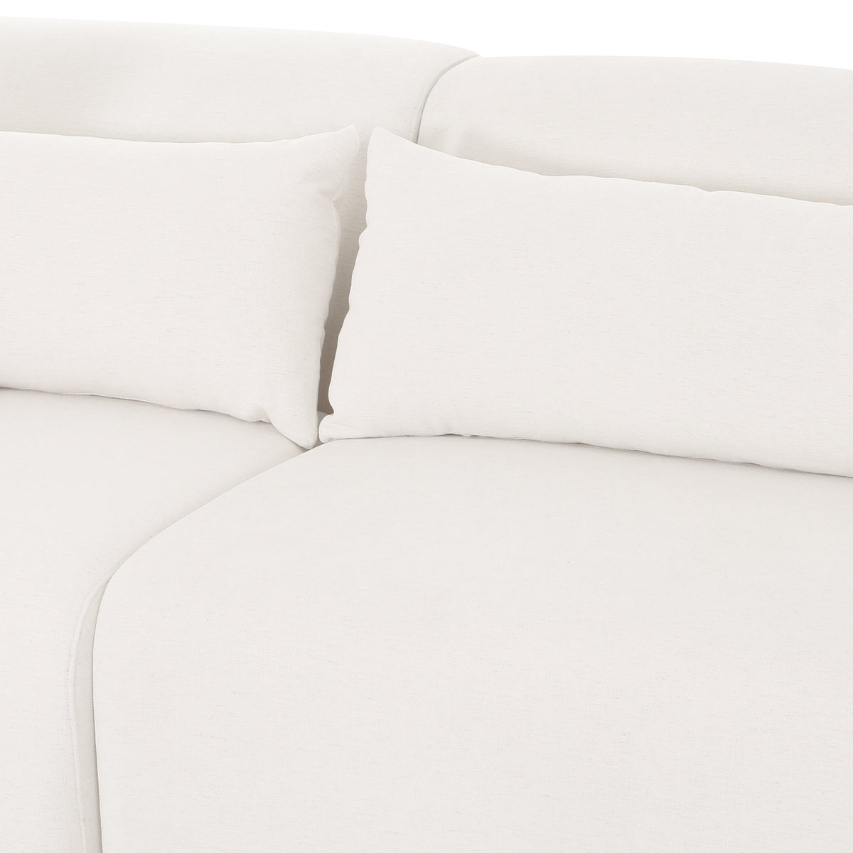 Tarra 3-Piece Cream Performance Chenille Modular LAF Sectional by TOV Furniture – photo 5 of 6