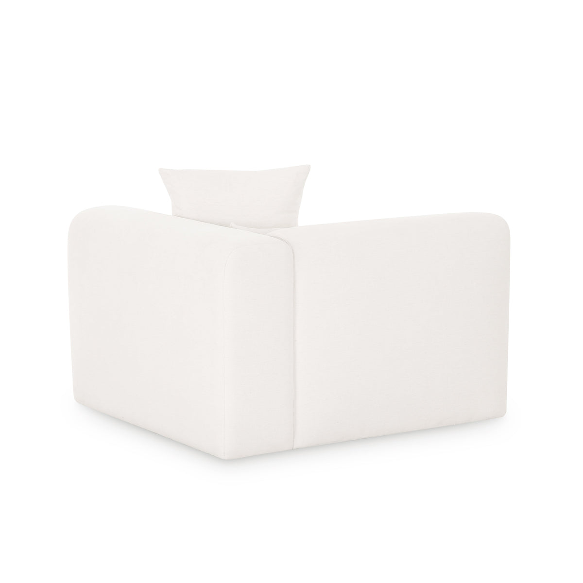 Tarra Cream Performance Chenille Modular RAF Corner Chair by TOV Furniture – photo 5 of 6