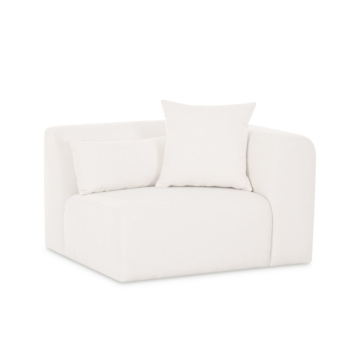 Tarra Cream Performance Chenille Modular RAF Corner Chair by TOV Furniture – photo 3 of 6