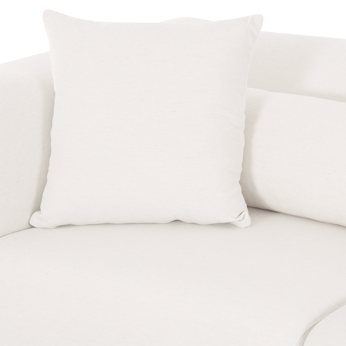 Tarra 118" Cream Performance Chenille Modular Sofa by TOV Furniture – photo 5 of 6