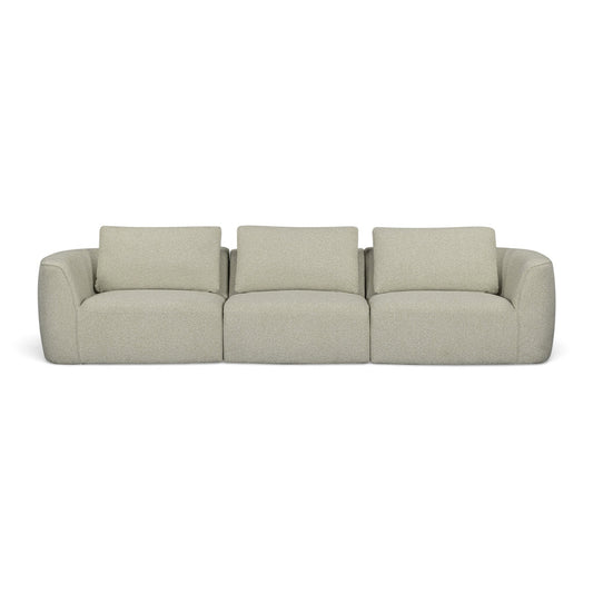 Noor XL 128" Wheat Boucle Sofa by TOV Furniture – photo 1 of 7
