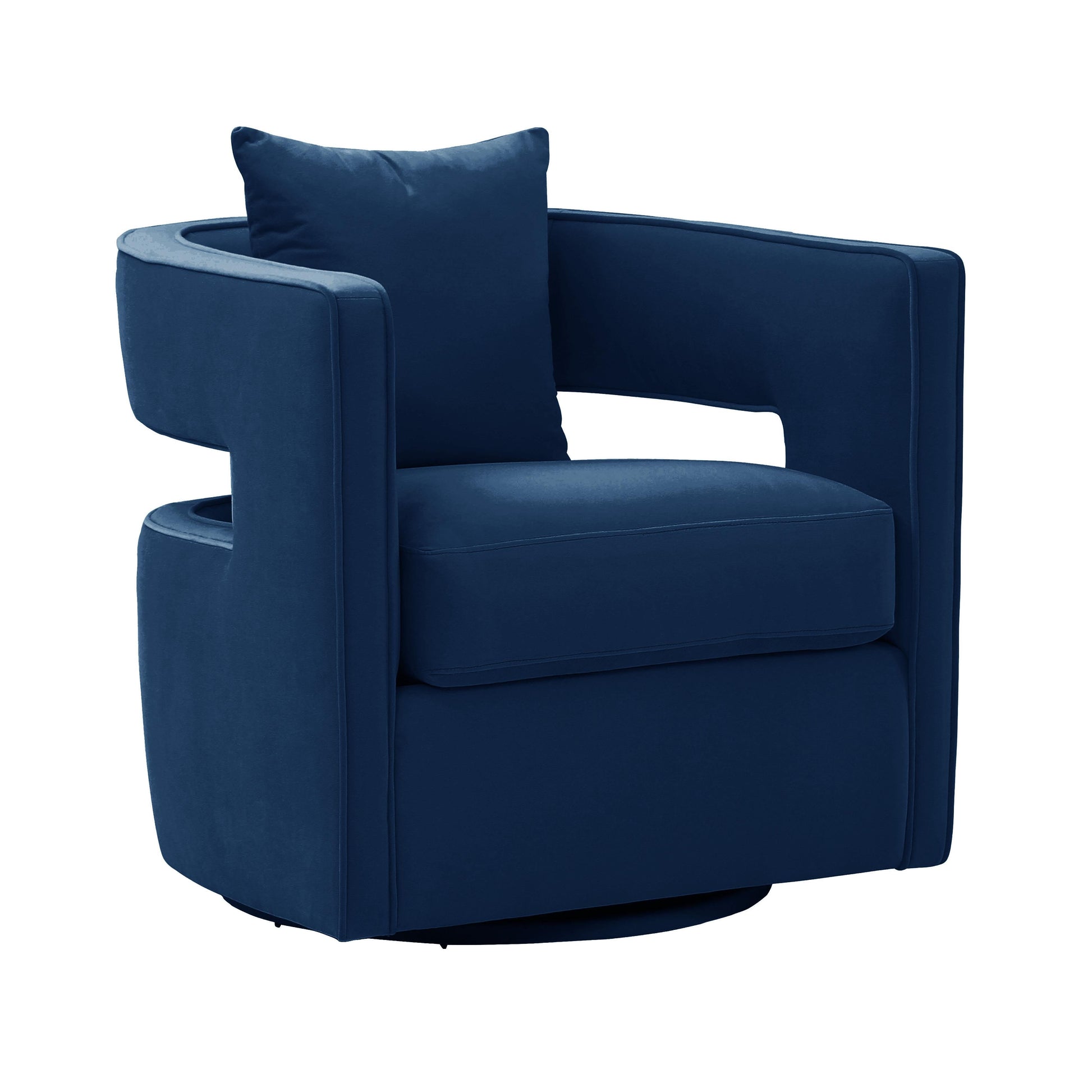 Kennedy Velvet Swivel Accent Chair by TOV L6145