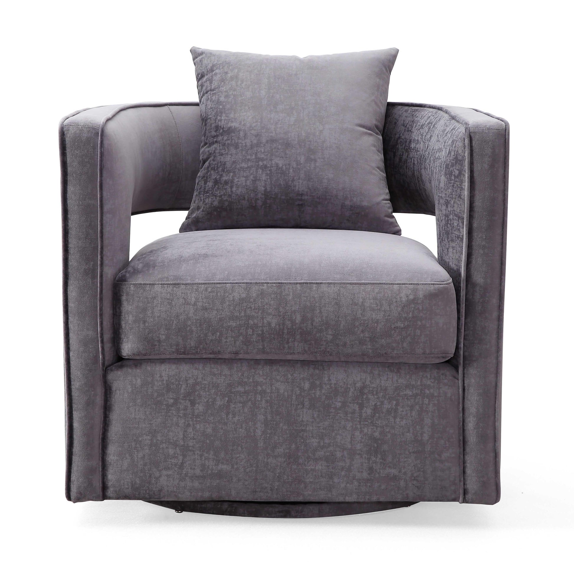 Kennedy Velvet Swivel Accent Chair by TOV S44126