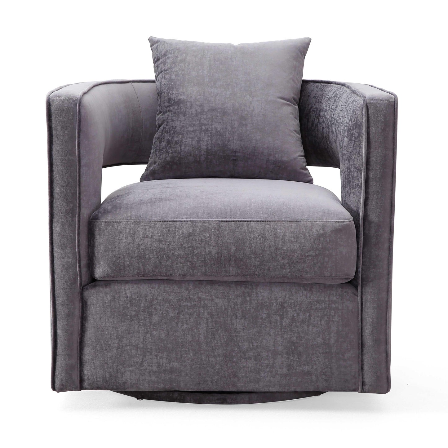 Kennedy Velvet Swivel Accent Chair by TOV L6145