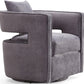 Kennedy Velvet Swivel Accent Chair by TOV L6125
