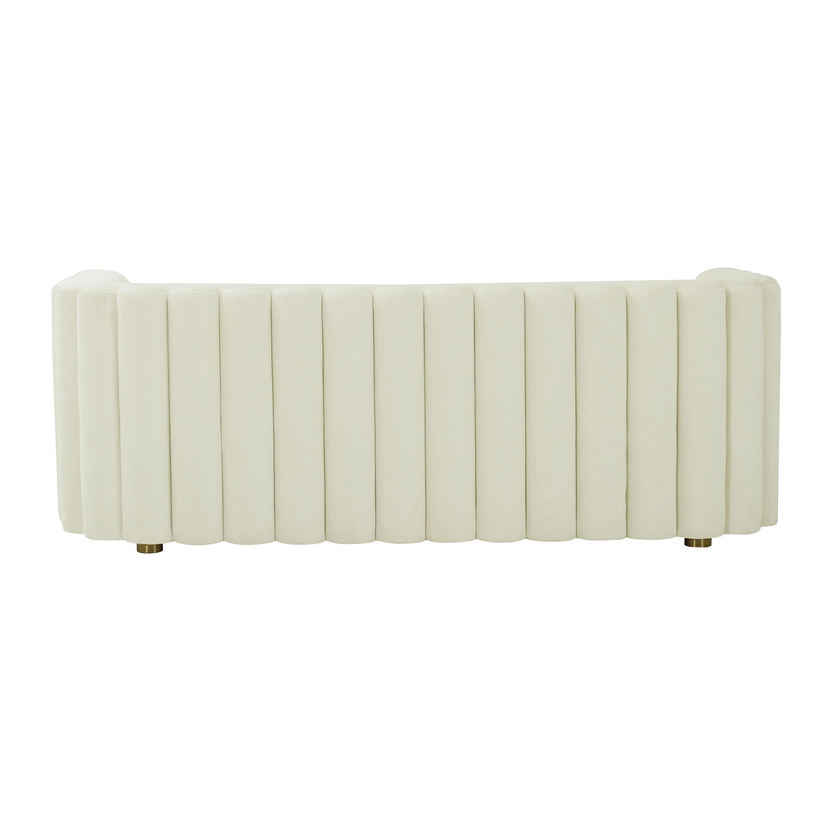 Callie Cream Performance Velvet Sofa by TOV Furniture – photo 4 of 6