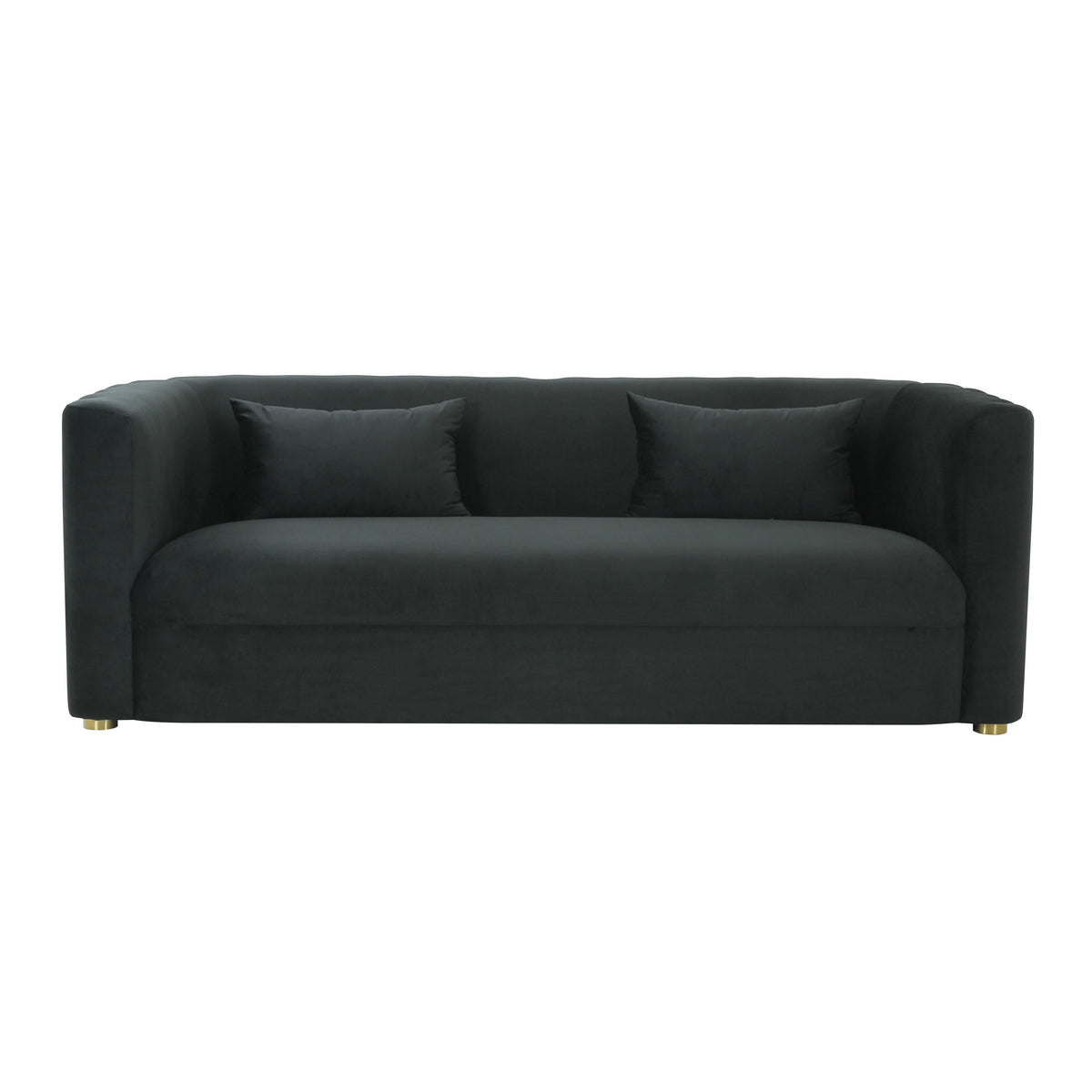 Callie Black Performance Velvet Sofa by TOV Furniture – photo 3 of 6