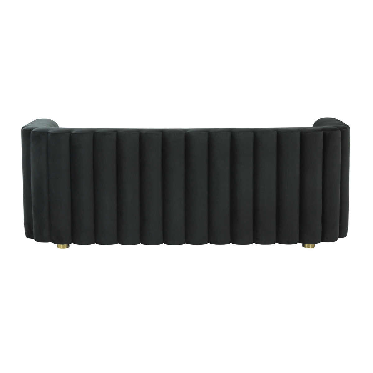Callie Black Performance Velvet Sofa by TOV Furniture – photo 4 of 6