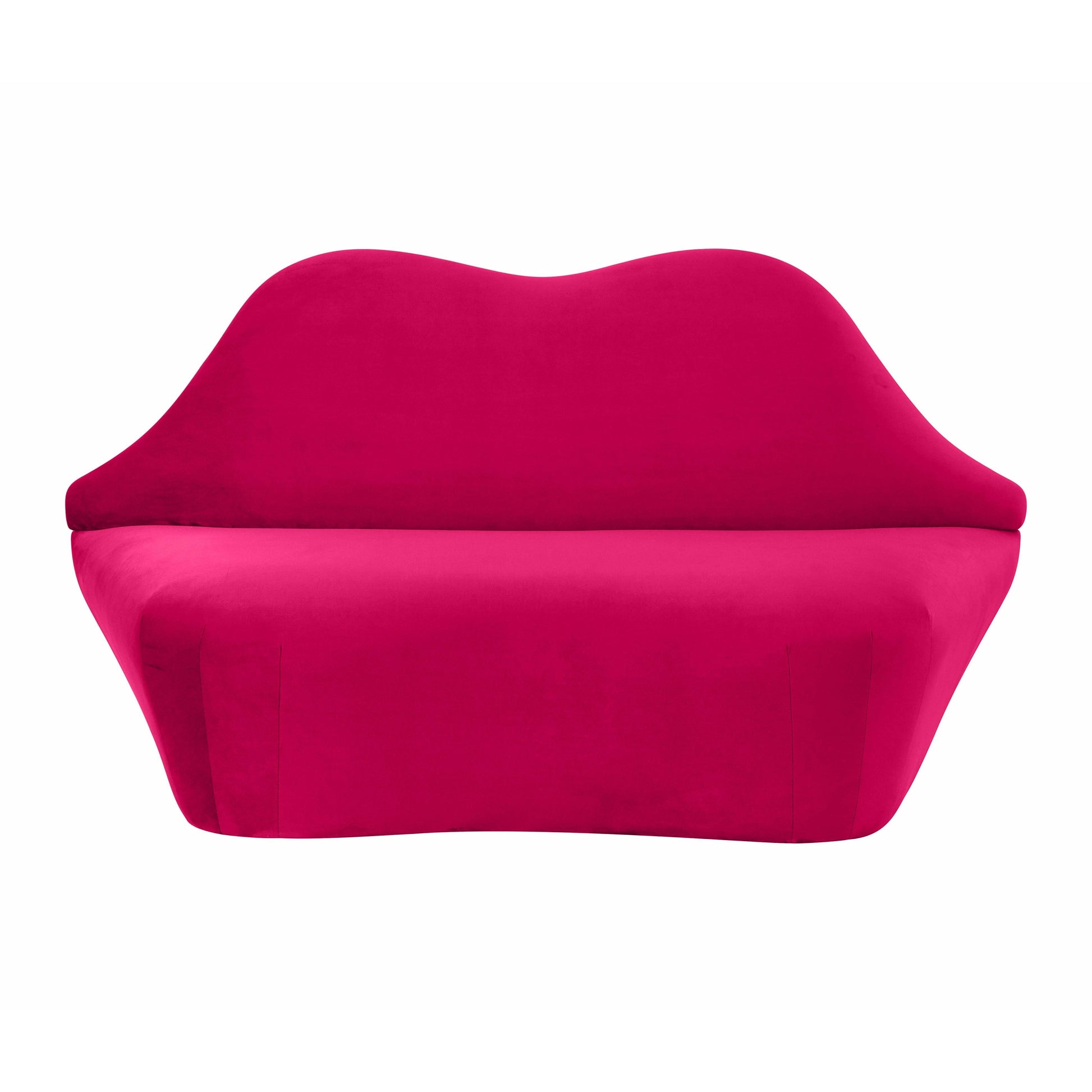 Lips 68 Velvet Settee by TOV L68340