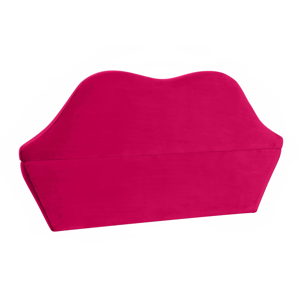 Lips 68" Performance Velvet Settee in Pink by TOV Furniture – photo 4 of 6