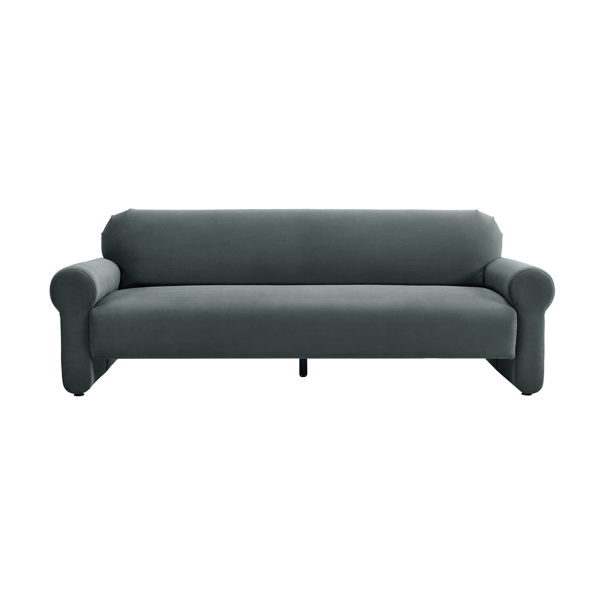 Keelee 84" Performance Velvet Sofa in Grey by TOV Furniture – photo 3 of 6