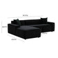 Olafur 2 Piece Upholstered L Shaped Sectional by TOV L68454 L68458